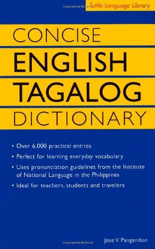 Concise English Tagalog Dictionary (Tuttle Language Library)