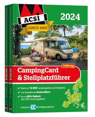 Europa 2024, CampingCard & Stellplatzführer ACSI: Bestehend aus 2 Bänden inkl. ACSI CampingCard Ermässigungskarte (Hallwag ACSI Führer)