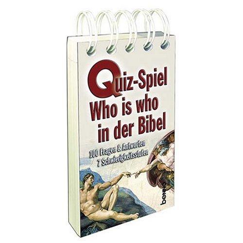 Quiz-Spiel who is who in der Bibel