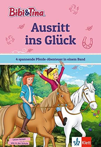 Bibi & Tina: Ausritt ins Glück – 4 spannende Pferde-Abenteuer in einem Band für Leseanfänger in der 1. Klasse, ab 6 Jahren - mit Hufeisen-Quiz.: 4 ... ab 6 Jahren (Lesen lernen mit Bibi und Tina)