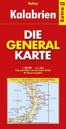 Die Generalkarte Italien Extra 13 Kalabrien 1:200.000