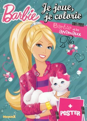 Barbie et les animaux : je joue, je colorie