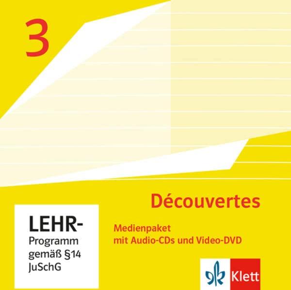 Découvertes 3. Ausgabe 1. oder 2. Fremdsprache: Medienpaket für Lehrende mit Audio-CDs und Video-DVD 3. Lernjahr (Découvertes. Ausgabe 1. oder 2. Fremdsprache ab 2020)