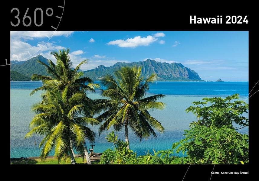 360° Hawaii Premiumkalender 2024 (360° Premiumkalender 2024 (50 x 35 cm))