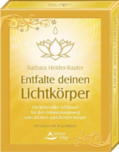 Entfalte deinen Lichtkörper - 64 Karten mit Buch: Ein liebevoller Schlüssel für den Entwicklungsweg von dichten zum lichten Körper