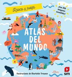 Atlas del mundo (Rasca y juega)