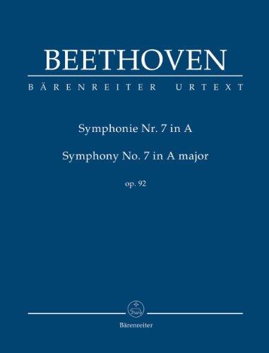 Sinfonie Nr. 7 A-Dur op. 92. Symphony No. 7 in A major op. 92