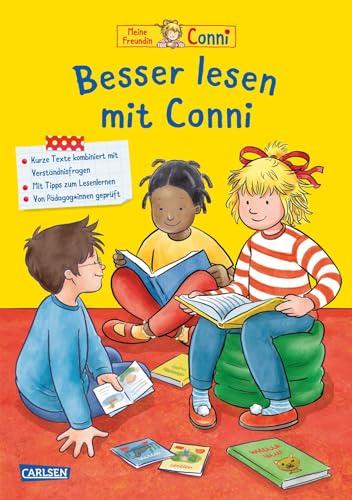 Conni Gelbe Reihe (Beschäftigungsbuch): Besser lesen mit Conni: Lesekompetenz stärken und fördern | Kombiniert mit spielerischen Rätseln und Ausmalaufgaben | Pädagogisch geprüft