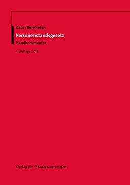 Personenstandsgesetz: Handkommentar