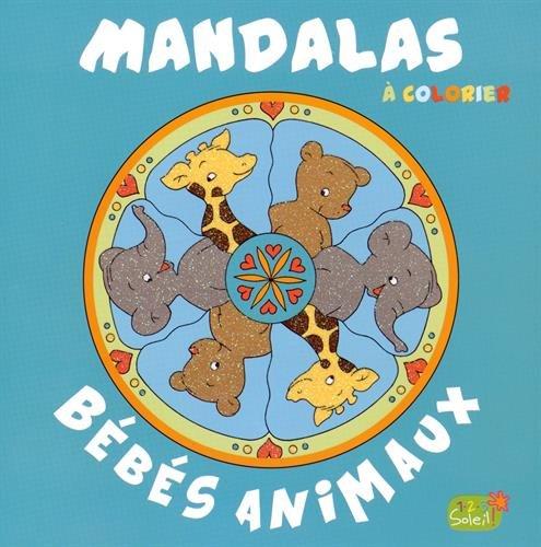 Mandalas à colorier : bébés animaux