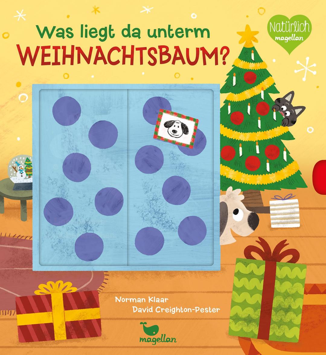 Was liegt da unterm Weihnachtsbaum?: Ein Bilderbuch zum Vorlesen für Kinder ab 2 Jahren mit Schiebern