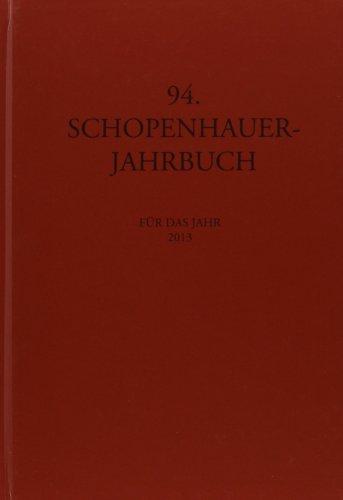 Schopenhauer Jahrbuch: für das Jahr 2013