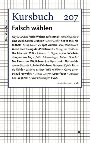 Kursbuch 207: Falsch wählen