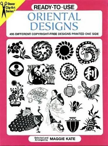 Ready-To-Use Oriental Designs: 495 Different Copyright-Free Designs Printed One Side (Dover Clip-Art Series)