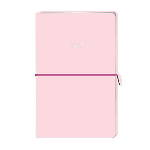 Terminplaner Simple. Beautiful 2021 "Soft pink": Terminplaner Lederlook