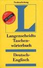 Langenscheidts Taschenwörterbuch, Englisch