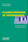 Planrechnungen im Unternehmen