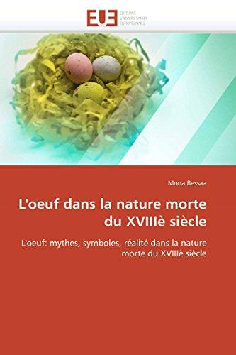 L'oeuf dans la nature morte du xviiiè siècle