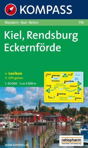 Kompass Karten, Rendsburg, Eckernförde: Wander- und Radtourenkarte