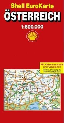 Österreich 1 : 750 000 (Die Große Shell Autokarte). Mit Notrufnummern und wichtigen Verkehrs- Tips