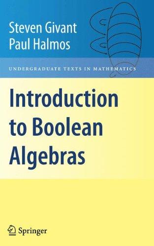 Introduction to Boolean Algebras (Undergraduate Texts in Mathematics)