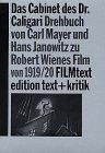 Das Cabinet des Dr. Caligari. Drehbuch von Carl Mayer und Hans Janowitz zu Robert Wienes Film von 1919/20 (FILMtext)