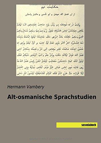 Alt-osmanische Sprachstudien