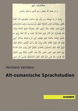 Alt-osmanische Sprachstudien