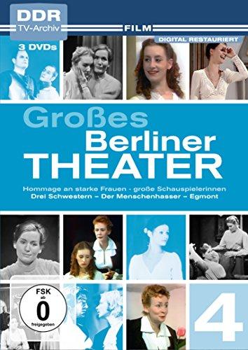 Großes Berliner Theater, Vol. 4: Hommage an starke Frauen - große Schauspielerinnen - Drei Schwestern - Der Menschenhasser - Egmont (DDR TV-Archiv) [3 DVDs]