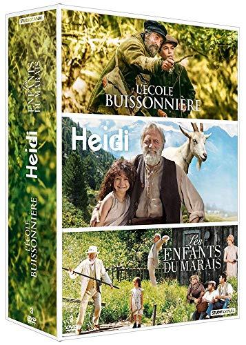 Coffret 3 films : l'école buissonnière ; heidi ; les enfants du marais [FR Import]