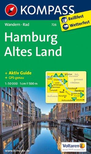 Hamburg - Altes Land: Wanderkarte mit Aktiv Guide und Radwegen. GPS-genau. 1:50000