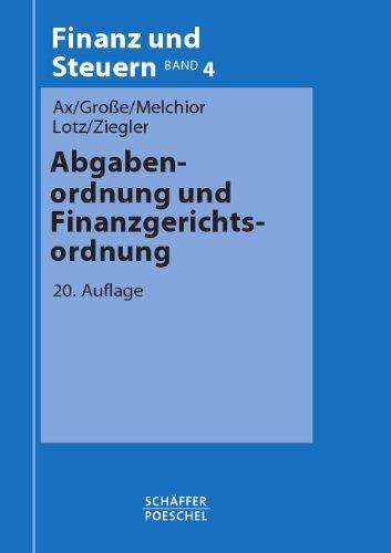 Abgabenordnung und Finanzgerichtsordnung