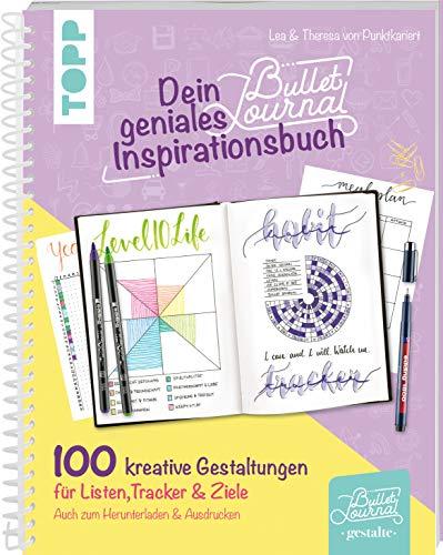 Dein geniales Bullet-Journal-Inspirationsbuch: 100 kreative Gestaltungen für fertige Seiten, Listen, Tracker & Ziele von A wie Abnehmen bis Z wie Zykluskontrolle