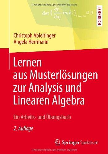 Lernen aus Musterlösungen zur Analysis und Linearen Algebra: Ein Arbeits- und Übungsbuch