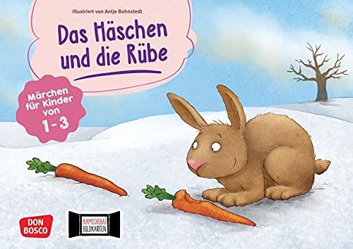 Das Häschen und die Rübe. Kamishibai Bildkartenset: Märchen für Kinder von 1 bis 3. Eine Bilderbuchgeschichte über Teilen & Freundschaft. Kreative ... Erzähltheater mit Kindern unter drei Jahren)