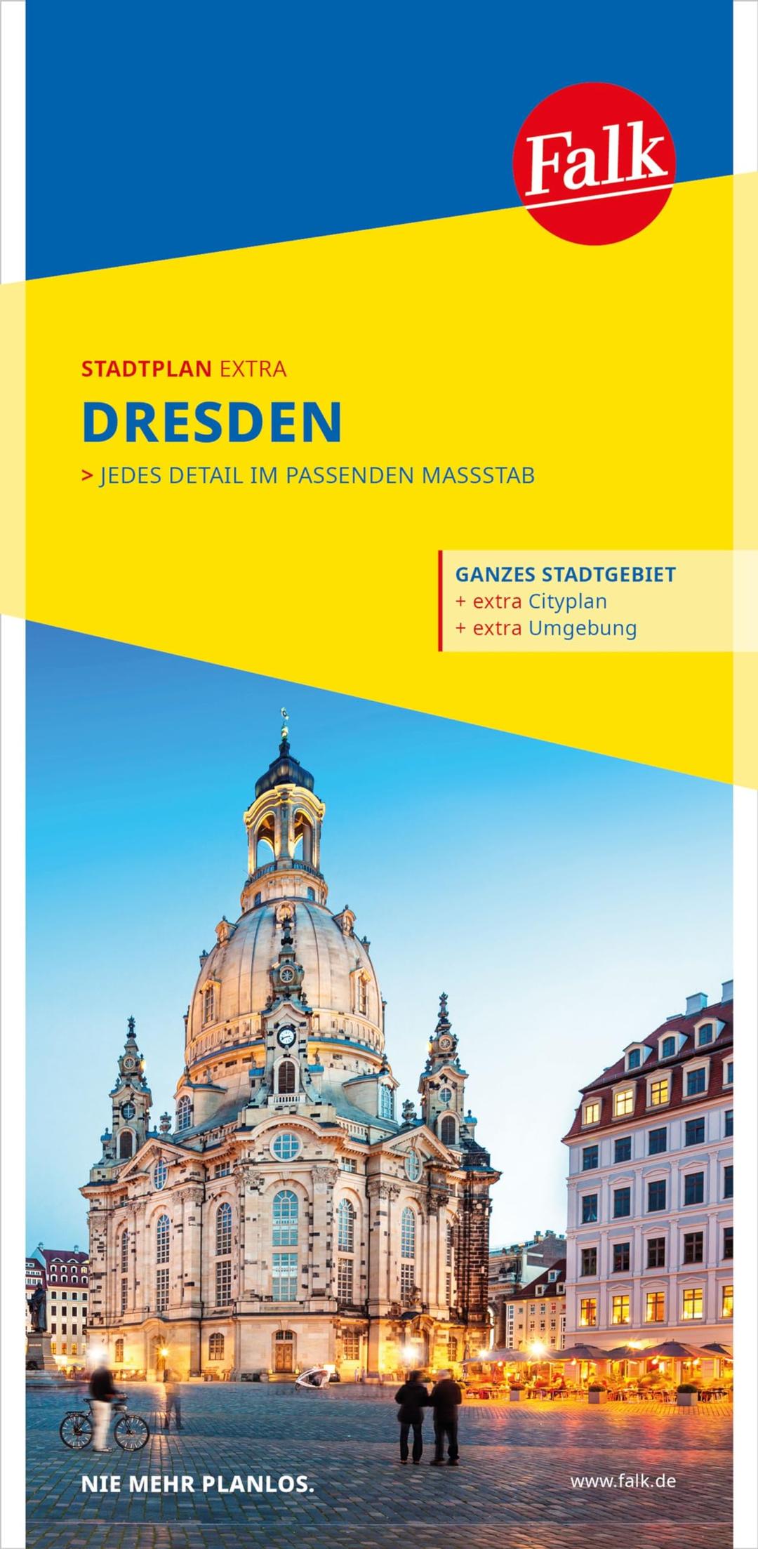 Falk Stadtplan Extra Dresden 1:20.000: mit Ortsteilen von Freital, Radebeul