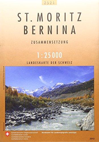 Swisstopo 1 : 25 000 St. Moritz Bernina: Zusammensetzung