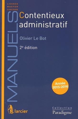 Contentieux administratif : année 2015-2016