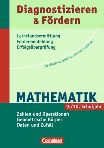 9./10. Schuljahr - Zahlen und Operationen - Geometrische Körper - Daten und Zufall: Kopiervorlagen