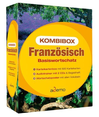 Kombibox Französisch Basiswortschatz, Karteikartenbox, 2 Audio-CDs u. Wortschatzposter