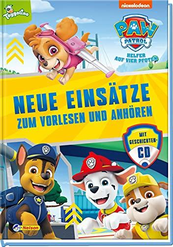 PAW Patrol: Neue Einsätze zum Vorlesen und Anhören: 4 neue PAW-Patrol-Geschichten - Hörfassung auf der beiliegenden CD (ab 3 Jahren)