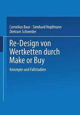 Re-Design von Wertkette durch Make or Buy: Konzepte Und Fallstudien