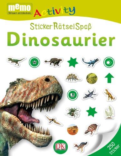 memo Activity. StickerRätselSpaß: Dinosaurier