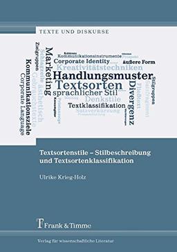 Textsortenstile - Stilbeschreibung und Textsortenklassifikation