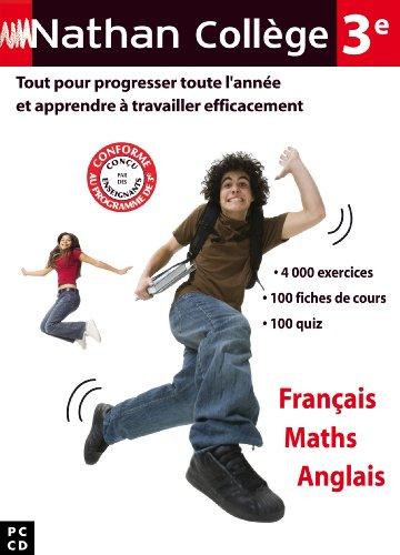 Nathan collège français maths anglais 3e 2009/2010