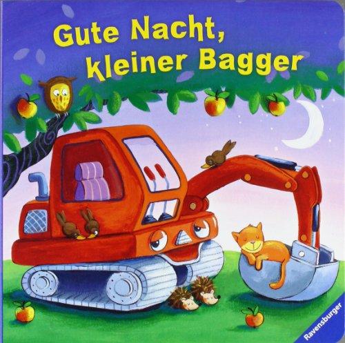 Gute Nacht, kleiner Bagger