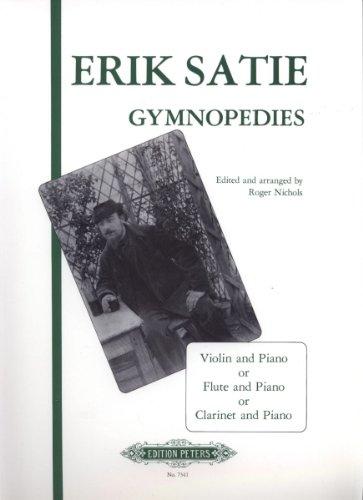 Gymnopedies. Violine, Flöte, Klarinette, Klavier