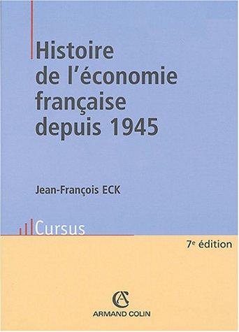 Histoire de l'économie française depuis 1945