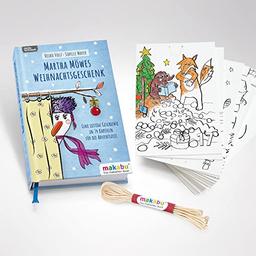 Martha Möwes Weihnachtsgeschenk: Adventskalenderbuch - makabu Komplett-Set / 3-teilig 7 plastikfrei (makabu: Das Malkarten-Buch)