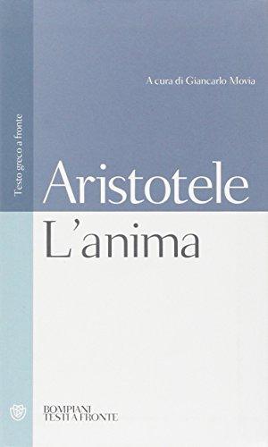 L'anima. Testo greco a fronte